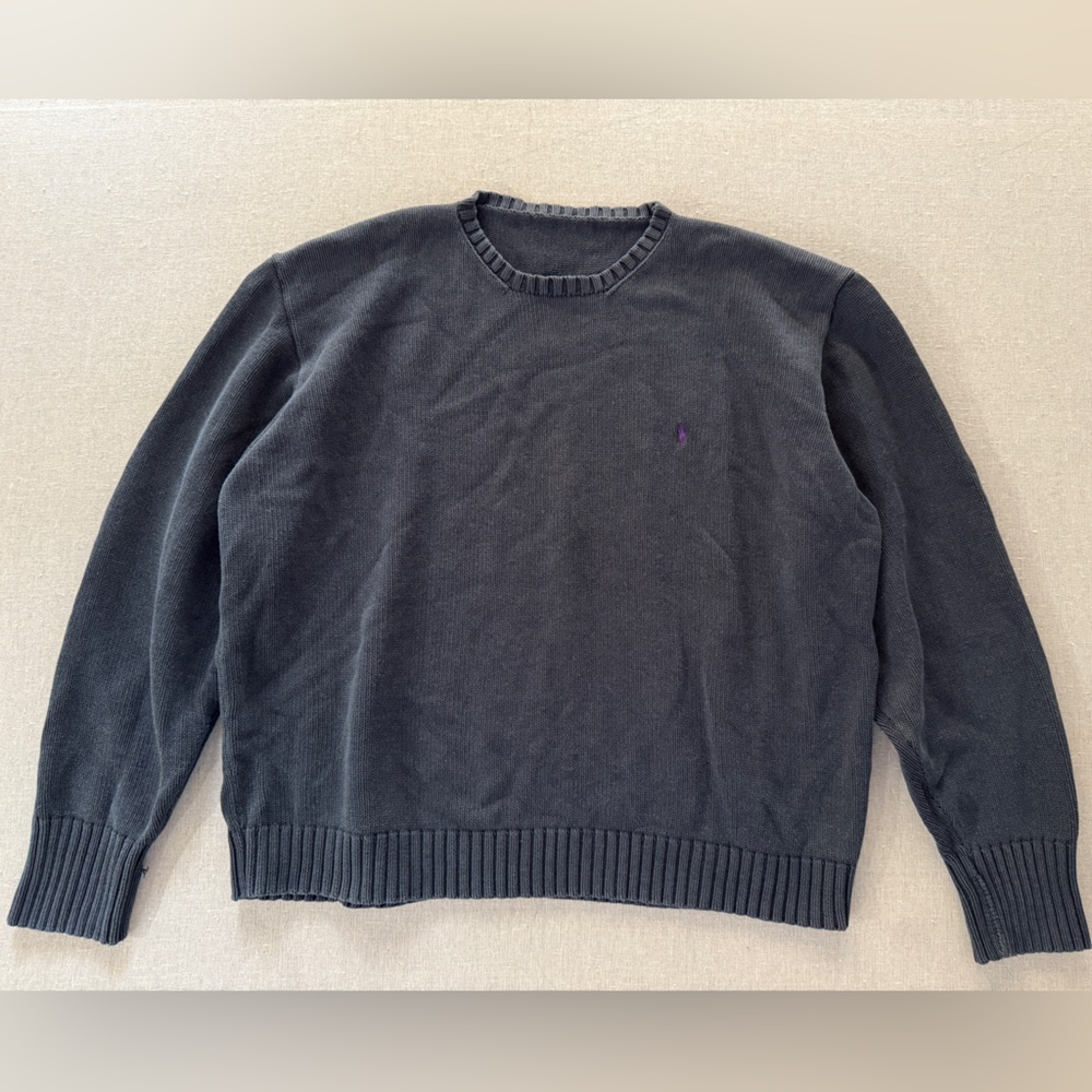 Ralph Lauren Black Crewneck Sweater